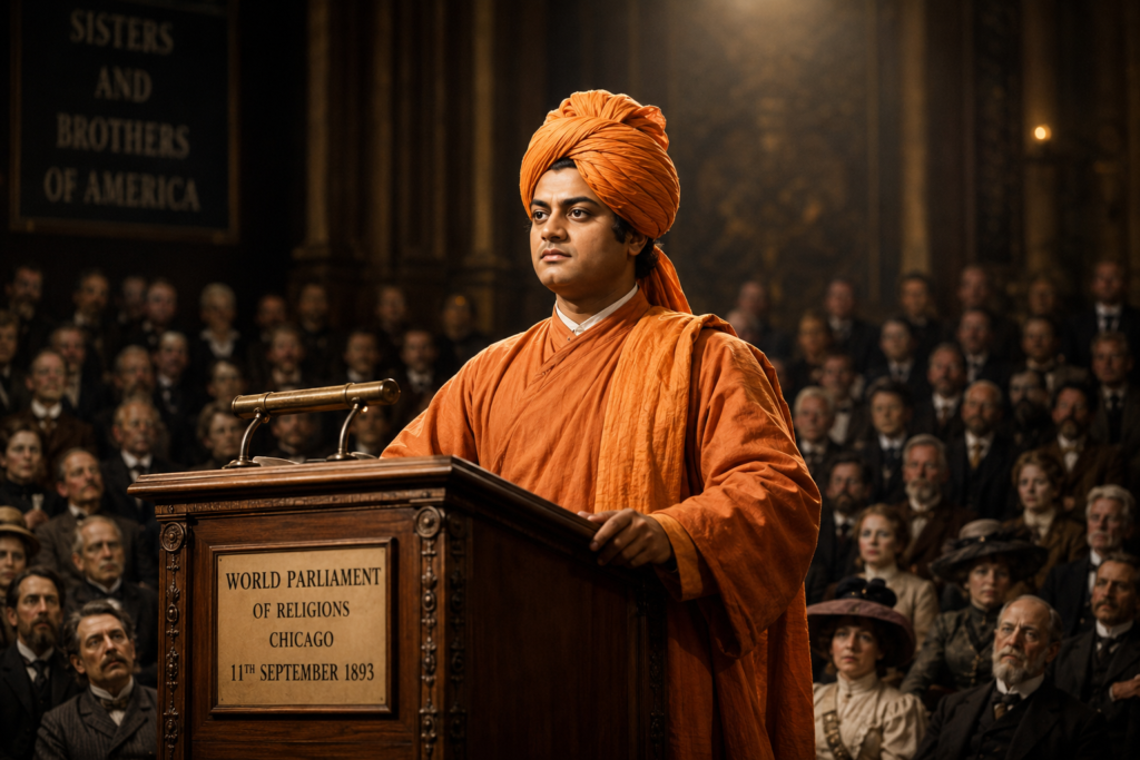स्वामी विवेकानंद का शिकागो भाषण: जब दुनिया ने भारतीय अध्यात्म और सहिष्णुता का लोहा माना