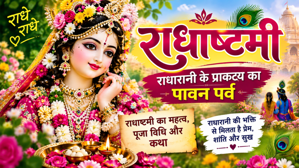 राधाष्टमी: राधारानी के प्राकट्य का पावन पर्व 🌸